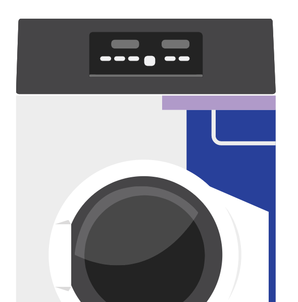 Washing machine illustration