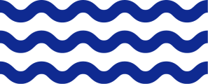 Symbolic waves in blue